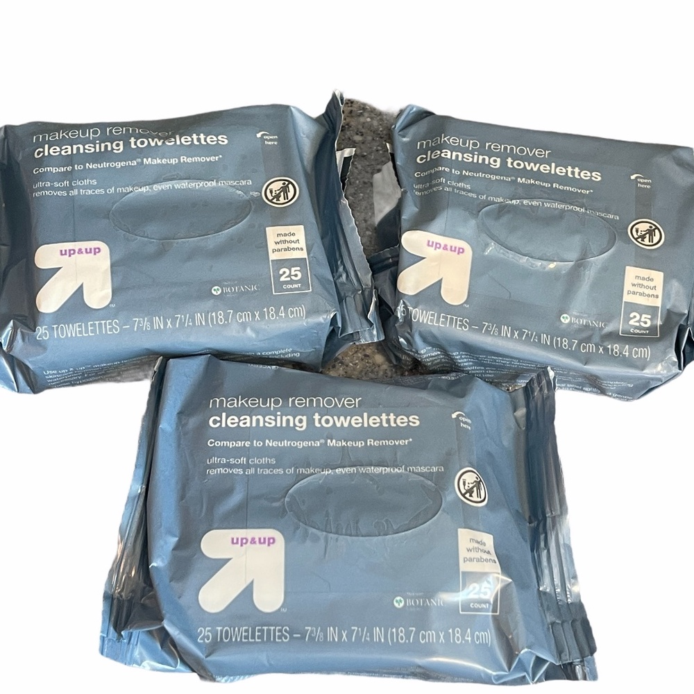 3 Up & Up Makeup Remover Cleansing Towelettes